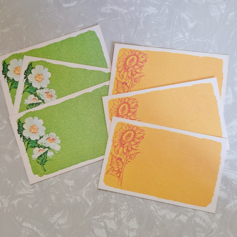 Vintage 70s Current Post-a-Note Postcards