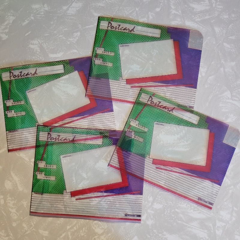 Vintage 80s Graphic Vinyl Postcards