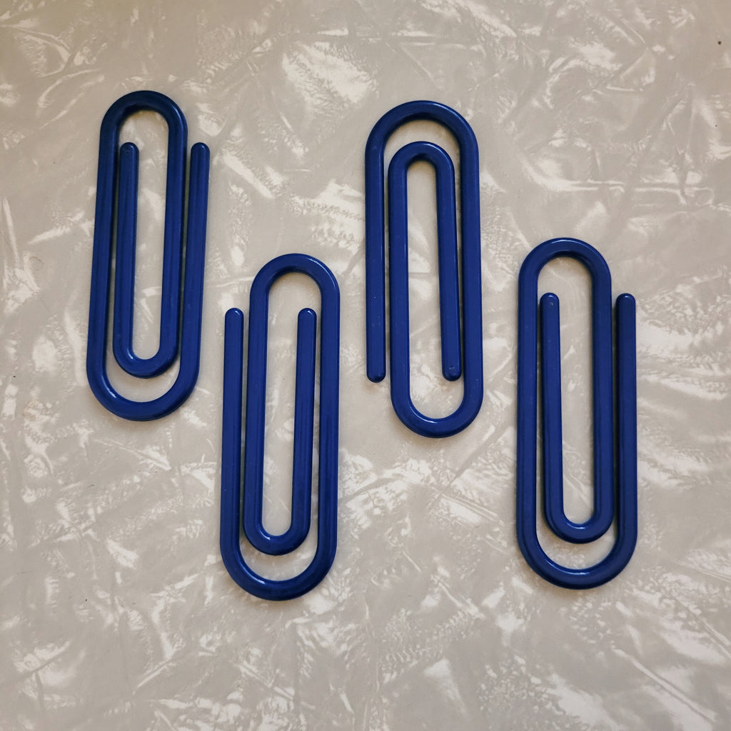 Vintage Jumbo Paper Clips, Set of Four