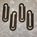 Vintage Jumbo Paper Clips, Set of Four