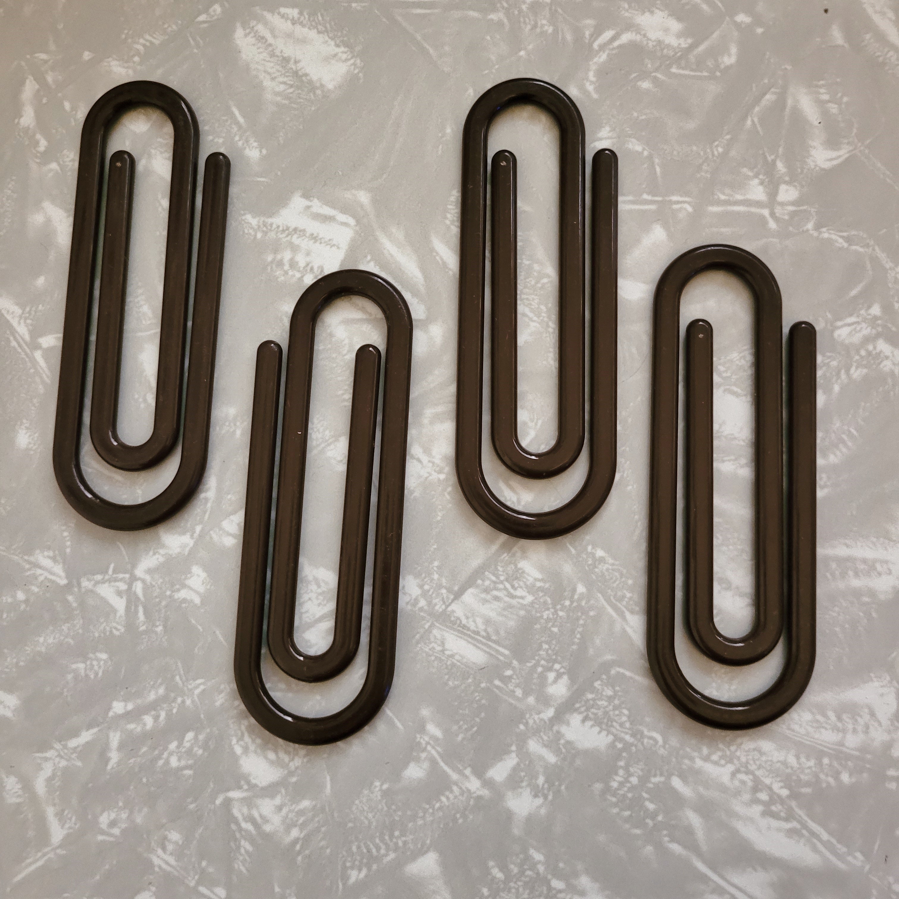 Vintage Jumbo Paper Clips, Set of Four