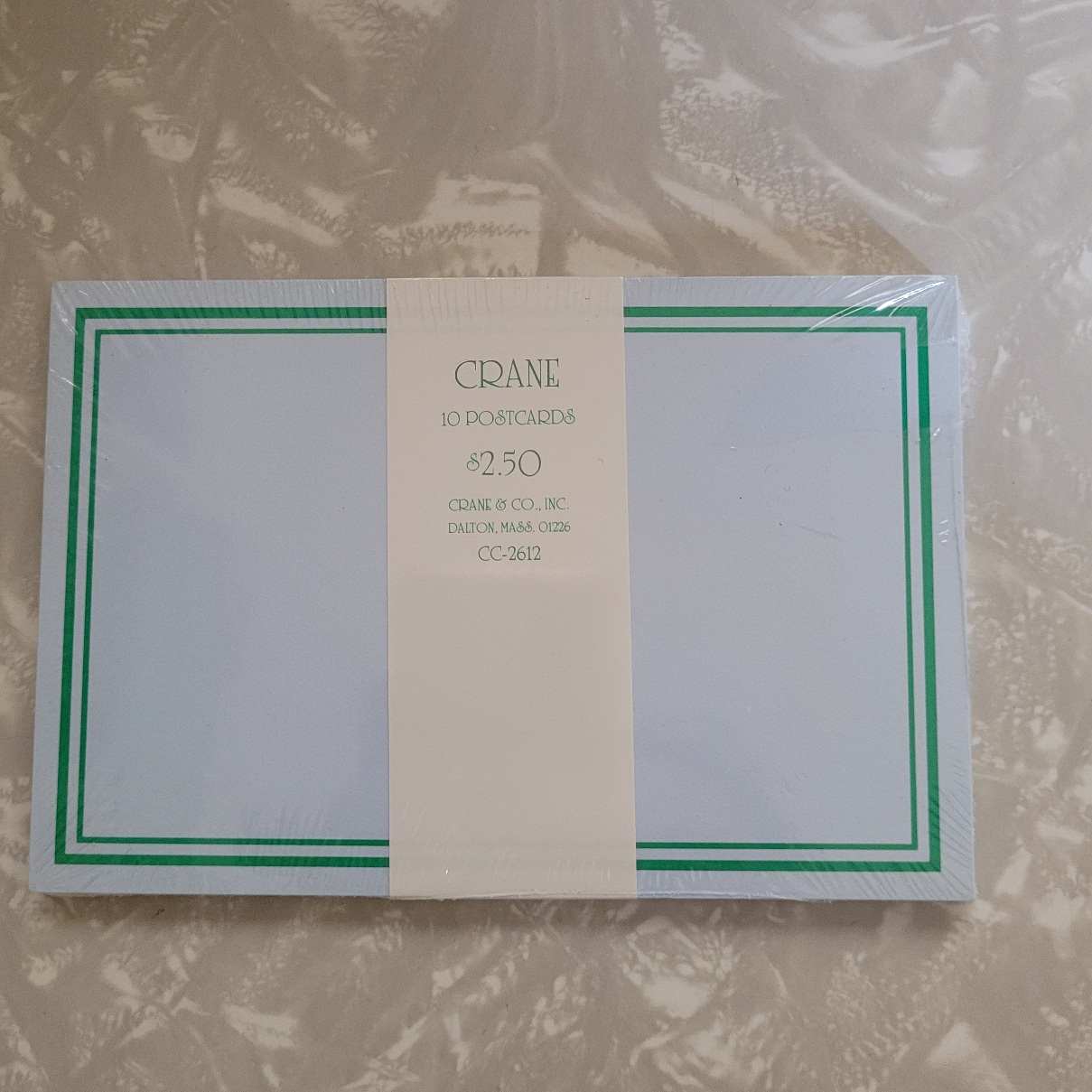 Vintage Baby Blue Crane Postcards