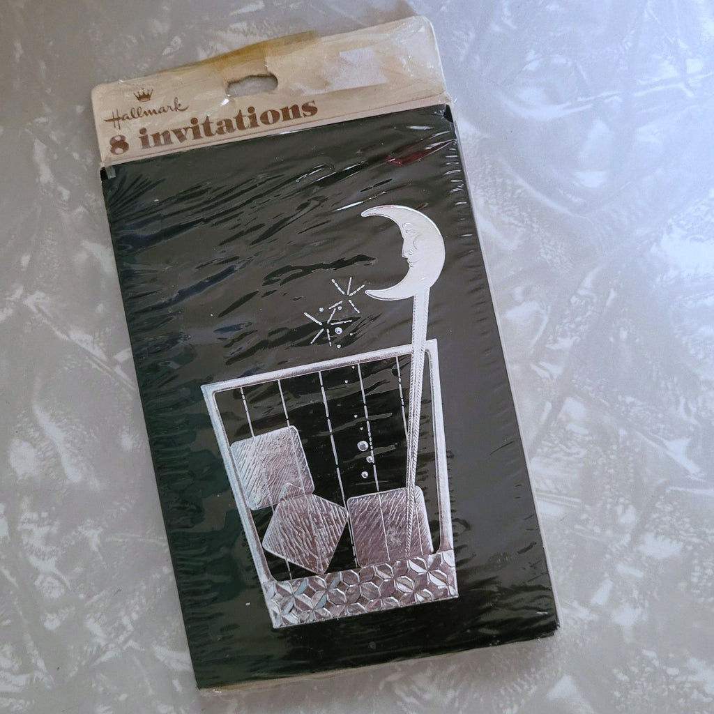 Vintage Hallmark Evening Cocktails Invitations