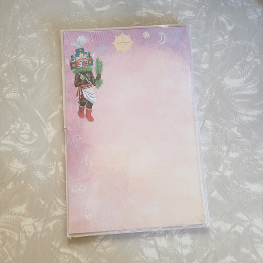 Vintage Hopi Kachina Stationery Set NOS
