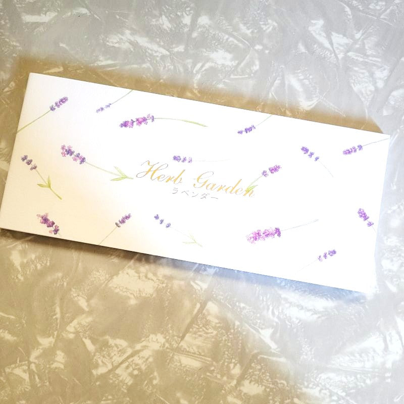 Herb Garden Lavender Japanese Stationery Pad